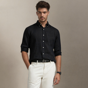 Wrinkle Free Breathable Men's Casual <b>Shirt</b> 100% Polyester Summer Good Quality - Product Image 2