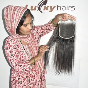 Pida Ahora Online: Extensiones de Cabello Humano Indio Natural Negro, Liso, Suave, Remy, con Cutícula Alineada - Product Image 3