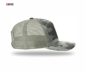 Casquette Trucker en Maille Camouflage Personnalisée 5 Panneaux Réglable Respirante Imperméable pour Adultes Printemps Hiver Pêche - Product Image 5