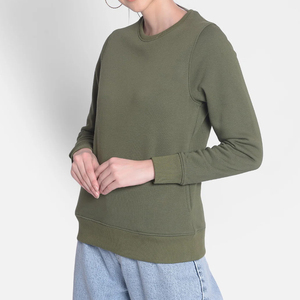 Sweat-shirts décontractés d'hiver pour femmes de qualité supérieure, 100% polyester, imprimés sur mesure, respirants, élégants, pulls OEM/ODM en gros - Product Image 3