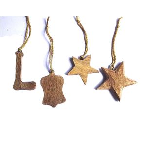 ต้นคริสต์มาสแขวนเครื่องประดับคริสต์มาสไม้แขวนเครื่องประดับไม้ตกแต่งต้นไม้ - Product Image 1