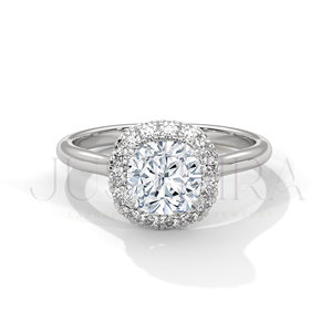 Most Selling Solitaire Prong Setting <b>Cushion</b> Cut Diamond Ring for Everyday Wear Office Use And Wedding Elegant Gift For Her - Product Image 2