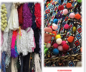 Colorful Tassel PomPom Fringe Trim Soft Decorative Ball Tassel Lace for Garment Curtain <b>Bag</b> Craft <b>Sewing</b> Accessories - Product Image 2