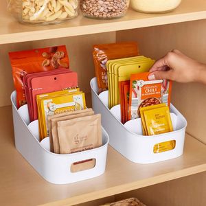 ShelfBin 4-Tier Stairstep Raised Divided Bin Organizer BPA-Free Storage Caddy for <b>Kitchen</b> <b>Pantry</b> Cabinet - Product Image 4