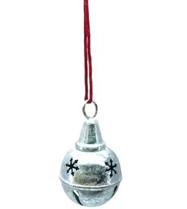 Ornement de cloche suspendue de luxe en métal pour la décoration de l'arbre de Noël - Product Image 5