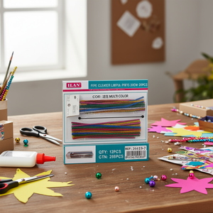 Il detergipipa metallico multicolore da 30 cm, 20 pezzi, per forniture artigianali - Product Image 2