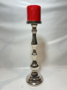 Ensemble de porte-bougies rétro en aluminium, supports décoratifs antiques pour bougies coniques, pour table à manger, mariage, fête, intérieur de maison, hôtel - Product Image 3