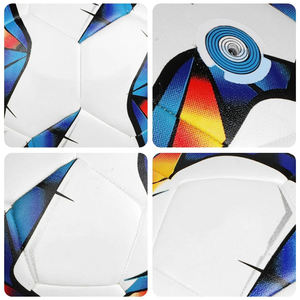 Ballon de football personnalisé en PVC pour équipes sportives, taille standard, bonne qualité, pour adultes unisexes. - Product Image 3