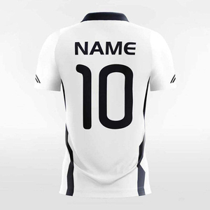 Maillot de football personnalisé noir et orange, uniforme d'équipe, sublimation, polyester respirant, t-shirt athlétique, OEM ODM, vêtements de sport - Product Image 6
