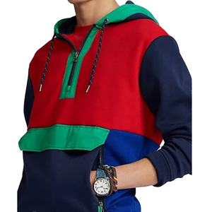 Sudadera con capucha doble para hombre con pasamontañas y cierre de cremallera para mayor comodidad y calidez. Manténgase abrigado con esta sudadera con capucha doble de moda. - Product Image 3