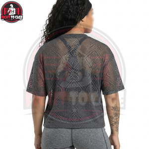 เสื้อคลุมออกกำลังกายผ้าตาข่ายบางเบาขนาดใหญ่พิเศษสำหรับฤดูร้อน ปี 2026 เสื้อคลุมสำหรับออกกำลังกายผู้หญิง ระบายอากาศได้ดี แห้งเร็ว เหมาะสำหรับเล่นกีฬา - Product Image 3