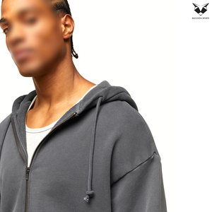 Vêtements décontractés de bonne qualité, disponible en différentes couleurs, nouveau produit haut de gamme, sweat à capuche zippé pour homme avec ensemble court. - Product Image 6