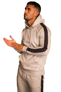 Blank High Quality Sportswear <b>Suit</b> Fitness Sportswear Men'<b>s</b> Tracksuit Training Jogging <b>Suit</b> With Side Stripe - Product Image 2