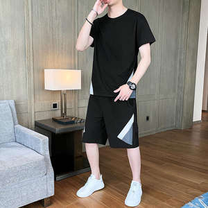 ชุดเซ็ตสองชิ้นใหม่ ขายส่ง ชุดลำลองฤดูร้อนสำหรับผู้ชาย ชุดออกกำลังกายกันน้ำ ชุดกีฬา ชุดวอร์มสำหรับผู้ชาย - Product Image 2