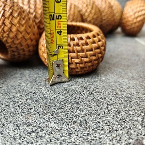 Basic Round <b>Rattan</b> Napkin Ring Suitable For <b>Dining</b> <b>Table</b> Decor Home Use And Rustic Natural <b>Table</b> Styling Accessory From India - Product Image 4