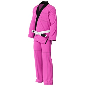 Kimono de Jiu Jitsu Brasileño Personalizado al por Mayor para Mujer, Uniforme de Artes Marciales de Judo y Karate, Ropa de Calidad OEM de Polialgodón - Product Image 2