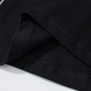 Camiseta Extra Grande para Hombre, 100% Algodón, con Ribete en Contraste, Diseño Liso, Secado Rápido, Transpirable, 250g, para Verano, Corte Holgado, Meeroos Industries - Product Image 3