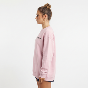 Sudadera de Moda para Mujer, Corte Holgado, Hombros Caídos, Cuello Redondo, Manga Larga, Felpa de Algodón, Ropa Casual - Product Image 6