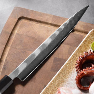 Cuchillo de Camping de Bolsillo, Acero de Damasco, Mango de Madera, Personalizable OEM - Product Image 3