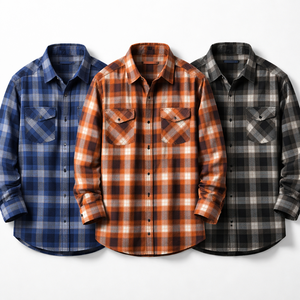 Wholesale Premium <b>Mens</b> Christmas Flannel <b>Shirts</b> OEM Supplier for Retailers - Product Image 5