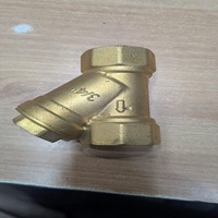 Vanne de filtration en laiton de précision type Y 3/4 pouce pour système d'eau, filtration de conduite, régulation de débit, raccord de plomberie