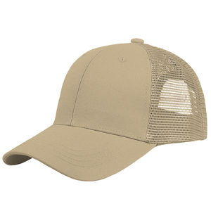 Wholesale OEM ODM Trucker Cap Unisex 6 Panel Cotton Twill Front Mesh Back Embroidery Logo Outdoor Trucker Caps Manufacturer - Product Image 1