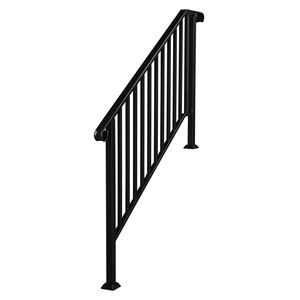 Corrimano in Ferro Nero Opaco per Esterni a 4 Livelli, Dispositivi di Assistenza con Codice Comune D0102XU7L5U D0102HGZ9IY - Product Image 3