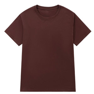 T-shirt en coton pur 220 GSM avec logo personnalisé OEM, coupe ample tendance, col rond, décontracté, pour hommes, vente en gros - Product Image 2