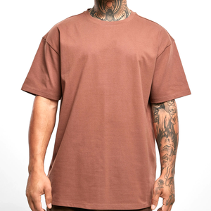 เสื้อยืดคอกลมแขนสั้นสีทึบสำหรับผู้ชายทรงปกติผ้าฝ้ายเจอร์ซีย์ลำลองสไตล์มินิมอลสไตล์ยุโรปดีไซน์เรียบง่าย - Product Image 6