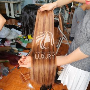 Extensiones de cabello Remy Rubio 613, pelucas de cabello virgen hasta los hombros, cabello humano vietnamita 100% - Product Image 4