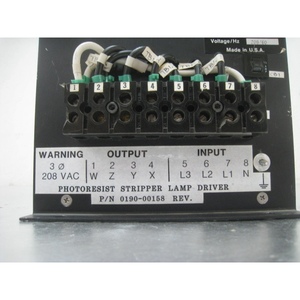 AMAT 0190-00158 Lámpara Gasonic, Controlador, Control de Velocidad - Equipo y Piezas de Semiconductores de Confianza a Nivel Global - Product Image 5