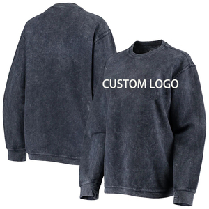 Suéteres de punto para hombre de alta calidad al por mayor 2026, sudaderas con cuello redondo y hombros caídos, sudaderas con logotipo personalizado para hombre - Product Image 4
