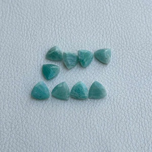 Pierre précieuse amazonite naturelle de 5 mm, taille trillion facetté, faite à la main, en vrac, pour la fabrication de bijoux, fabricant, fournisseur, produits tendance 2026 - Product Image 2