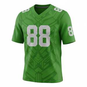 Camiseta de Fútbol Americano Extra Grande con Nombre y Número Personalizados Impresos 2026, 100% Poliéster, Tela Suave - Product Image 4
