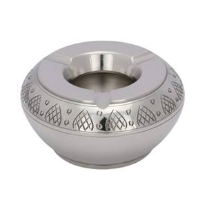 Cendrier rond moderne en cuivre poli, accessoire de fumeur en métal, pour la maison, le bureau, l'hôtel, fournisseur de cendriers de table en gros - Product Image 3