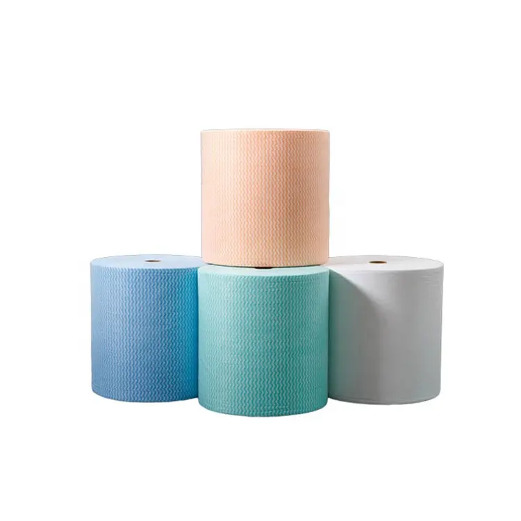 Blue Roll Industrial Dry Pano Multi uso Reinigung Spunlace Vlies Tücher Stoff für Brasilien