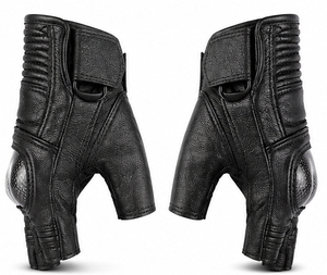 UNIQUE LEATHER ถุงมือปั่นจักรยานแบบครึ่งนิ้ว ป้องกันการลื่น ป้องกันเหงื่อ ป้องกันแรงกระแทก สำหรับจักรยานเสือภูเขาและจักรยานถนน ลายจุด - Product Image 2