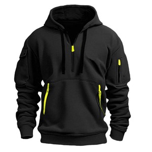 Sweat-shirts à capuche unisexe en coton épais, vierges, surdimensionnés, pour hommes, en gros, grandes tailles - Product Image 1