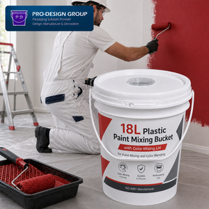 18L Plastic Paint Mixing Bucket with Color Mixing Lid for Paint Mixing and Color Blending, ISO 9001 Manufacturer - Product Image 6