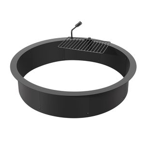 Anello per Braciere Fai-da-te in Acciaio al Carbonio, Diametro 40/36 Pollici, Altezza 8,5 Pollici, Inserto per Braciere da Barbecue - Product Image 1