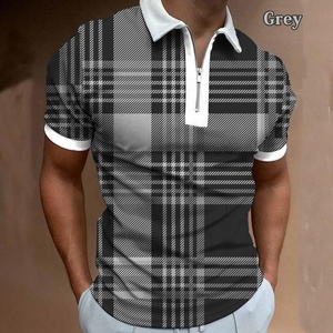 Nuevo Polo para hombre Camiseta de manga corta de microfibra Casual Algodón Sólido Anti-encogimiento Diseño de impresión para hombre Polos - Product Image 2