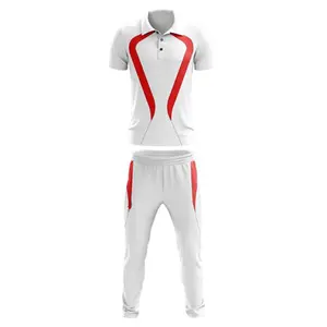 Customized High Quality Cricket Uniform 100% Polyester Cricket Uniform Custom Sublimated New Design Cricket Uniform