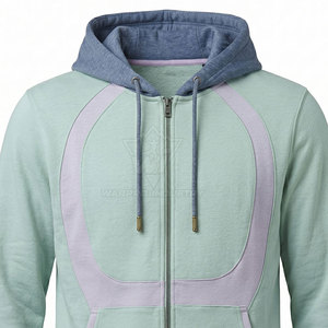 Premium Men Zipper Hoodies With Adjustable Drawstring <b>Hood</b> Front <b>Zip</b> Closure Comfortable Fleece Lining Casual Everyday - Product Image 5