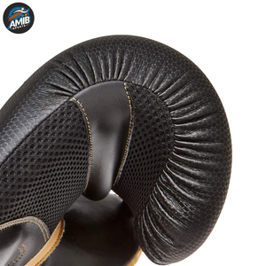 Guantes de Boxeo Profesionales Personalizados para Deportes, de Cuero PU, con Absorción de Humedad, Cierre de Gancho y Bucle, Unisex, Talla Grande - Product Image 4