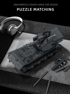 Waffentrager - Juego de Bloques de Construcción de Tanque Pesado Alemán E-100 de la Segunda Guerra Mundial, para Niños y Regalos - Product Image 5