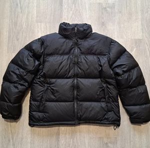 Dernier modèle de veste matelassée à capuche pour homme, unie, coupe-vent, décontractée, hiver, haute qualité, manches longues, polyester et coton sur le devant - Product Image 1
