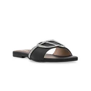 Pantoufles sport formelles noires FR8164 - Product Image 2