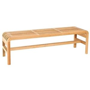 Backless Bench in Teak <b>Slat</b> Modern Design - Teak Garden Outdoor Furniture Jepara Manufacture From Indonesia Handmade - Product Image 2