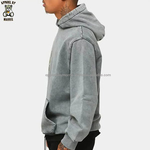 Sweat-shirts décontractés pour hommes, fabriqués au Pakistan, chauds, confortables, style streetwear, effet vintage, avec poignets côtelés. - Product Image 3