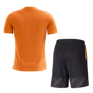 Premium Orange Black Combo <b>Soccer</b> Teamwear with Lightweight Jersey and Matching Shorts for Professional Sports Apparel - Product Image 6